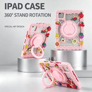 Universal tablet case-silicone case with a DIY fruit cake design